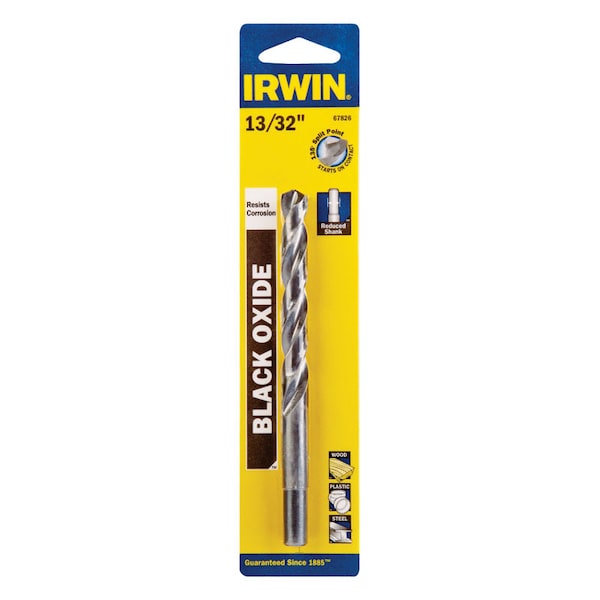 Irwin DRILL BIT13/32 inBLK OXIDE 67826 - main